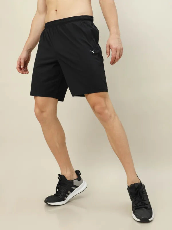 Technosport Men Shorts (Paper Cloth) - OR76 - BLACK