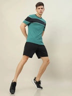 Technosport Men Shorts (Paper Cloth) - OR76 - BLACK