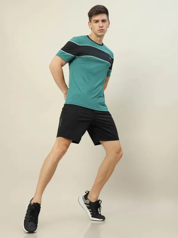 Technosport Men Shorts (Paper Cloth) - OR76 - BLACK