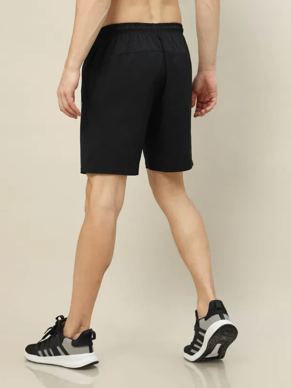 Technosport Men Shorts (Paper Cloth) - OR76 - BLACK