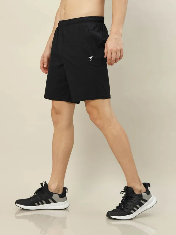Technosport Men Shorts (Paper Cloth) - OR76 - BLACK