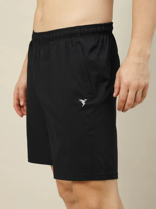 Technosport Men Shorts (Paper Cloth) - OR76 - BLACK