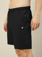 Technosport Men Shorts (Paper Cloth) - OR76 - BLACK