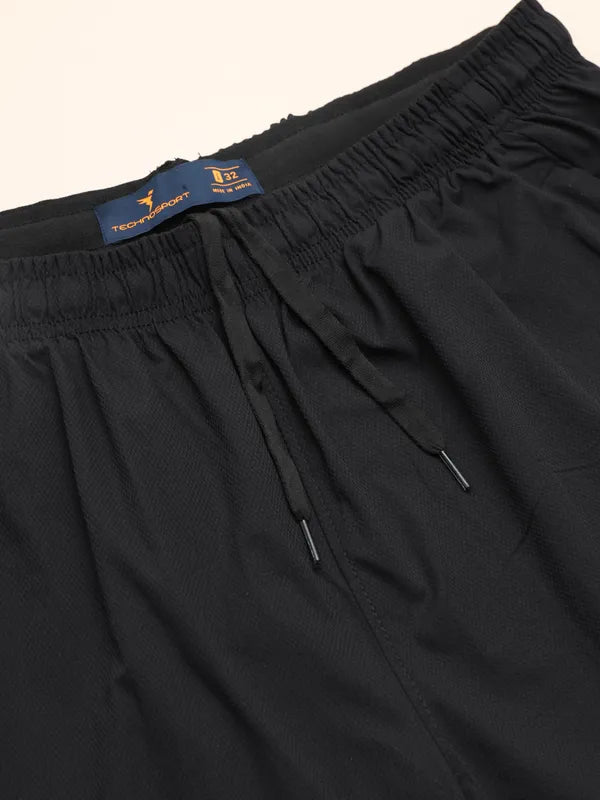 Technosport Men Shorts (Paper Cloth) - OR76 - BLACK