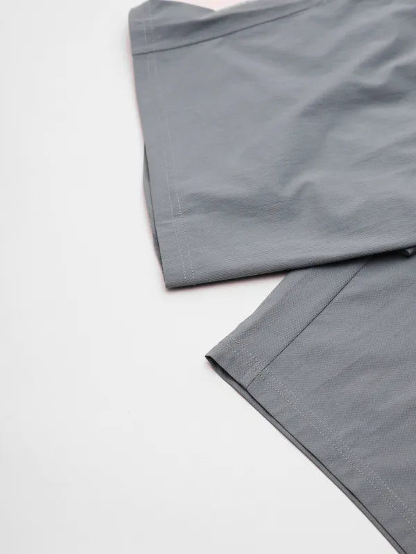 Technosport Men Shorts (Paper Cloth) - OR76 - IRON GREY