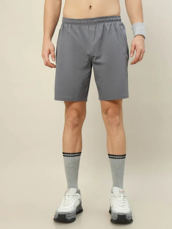 Technosport Men Shorts (Paper Cloth) - OR76 - IRON GREY