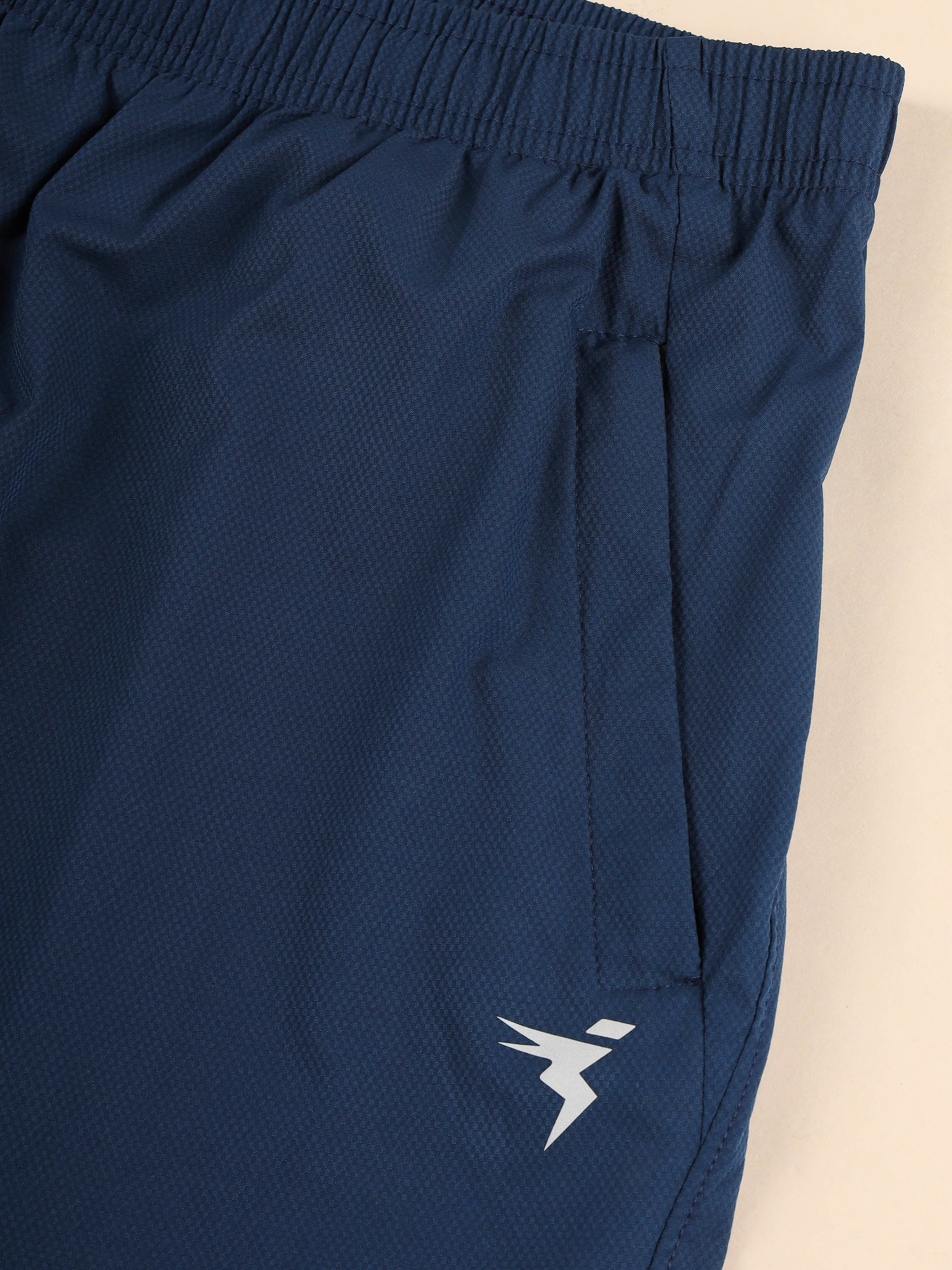 Technosport Men Shorts (Paper Cloth) - OR76 - NAVY B