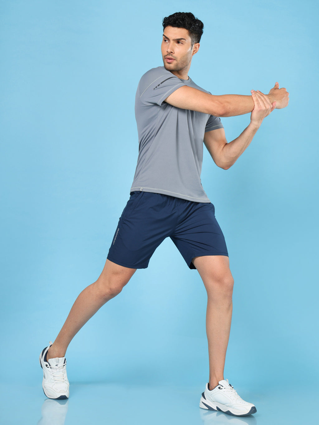 Technosport Men Shorts (Paper Cloth) - OR76 - NAVY B