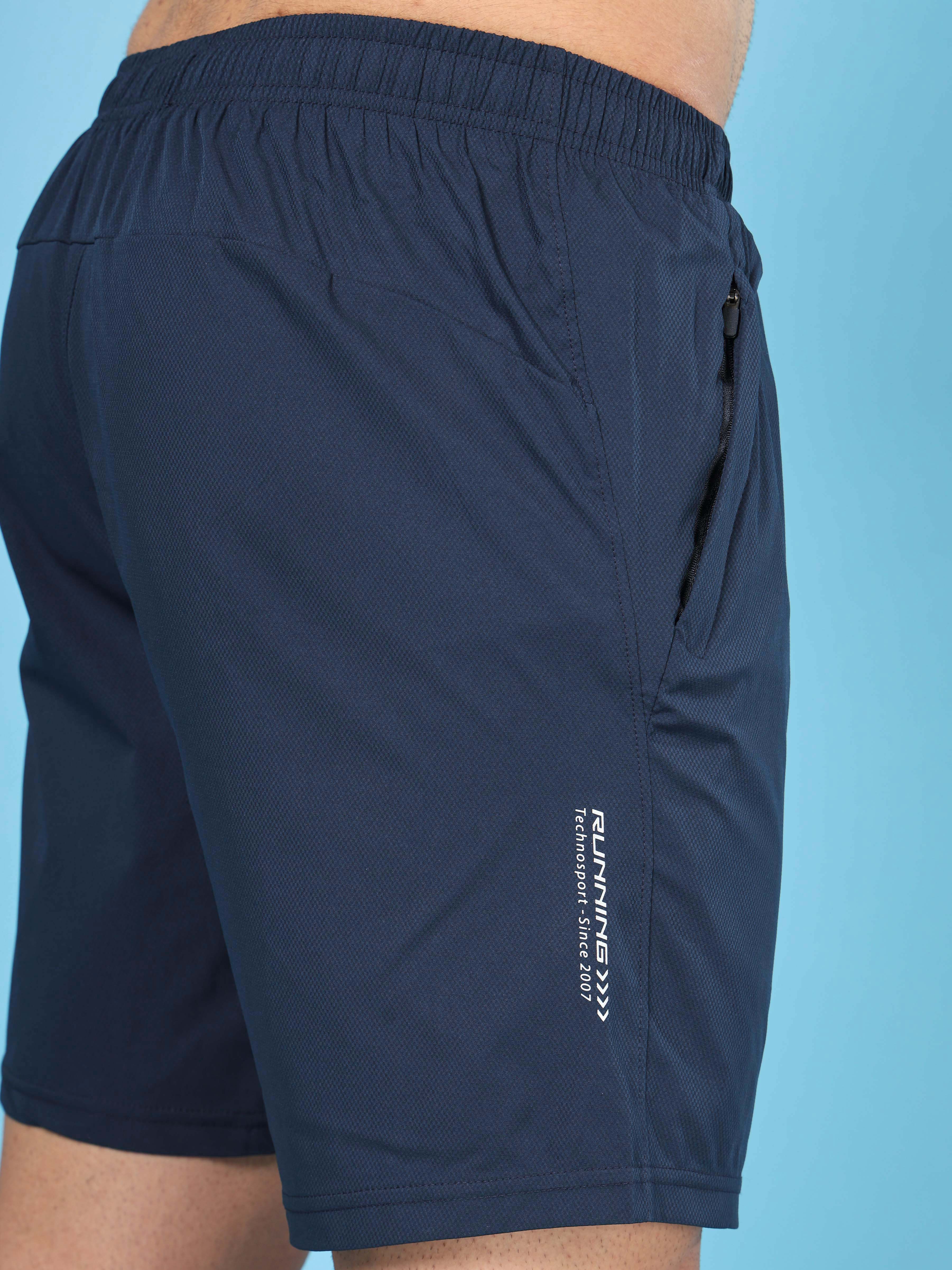 Technosport Men Shorts (Paper Cloth) - OR76 - NAVY B