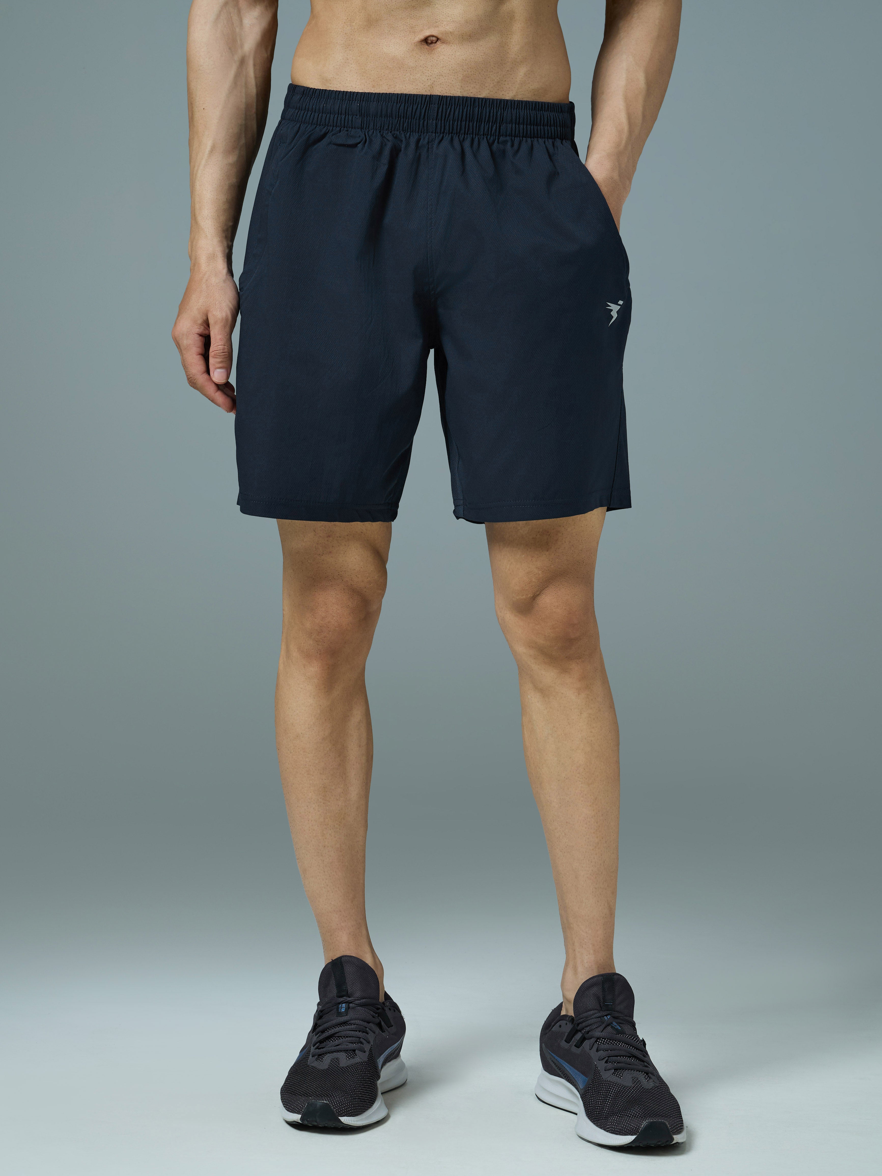 Technosport Men Shorts (Paper Cloth) - OR76 - NAVY B