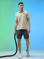 Technosport Men Shorts (Paper Cloth) - OR76 - WOODLAND GRAY