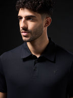Technosport Collar TShirt - OR81 - BLACK