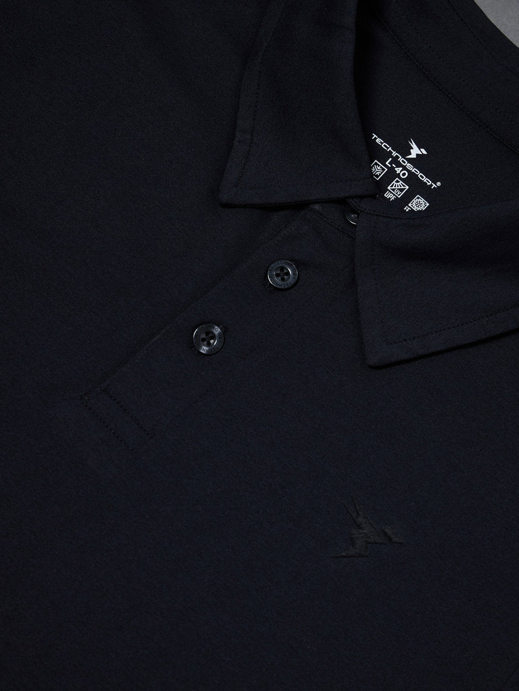 Technosport Collar TShirt - OR81 - BLACK