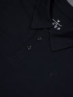 Technosport Collar TShirt - OR81 - BLACK