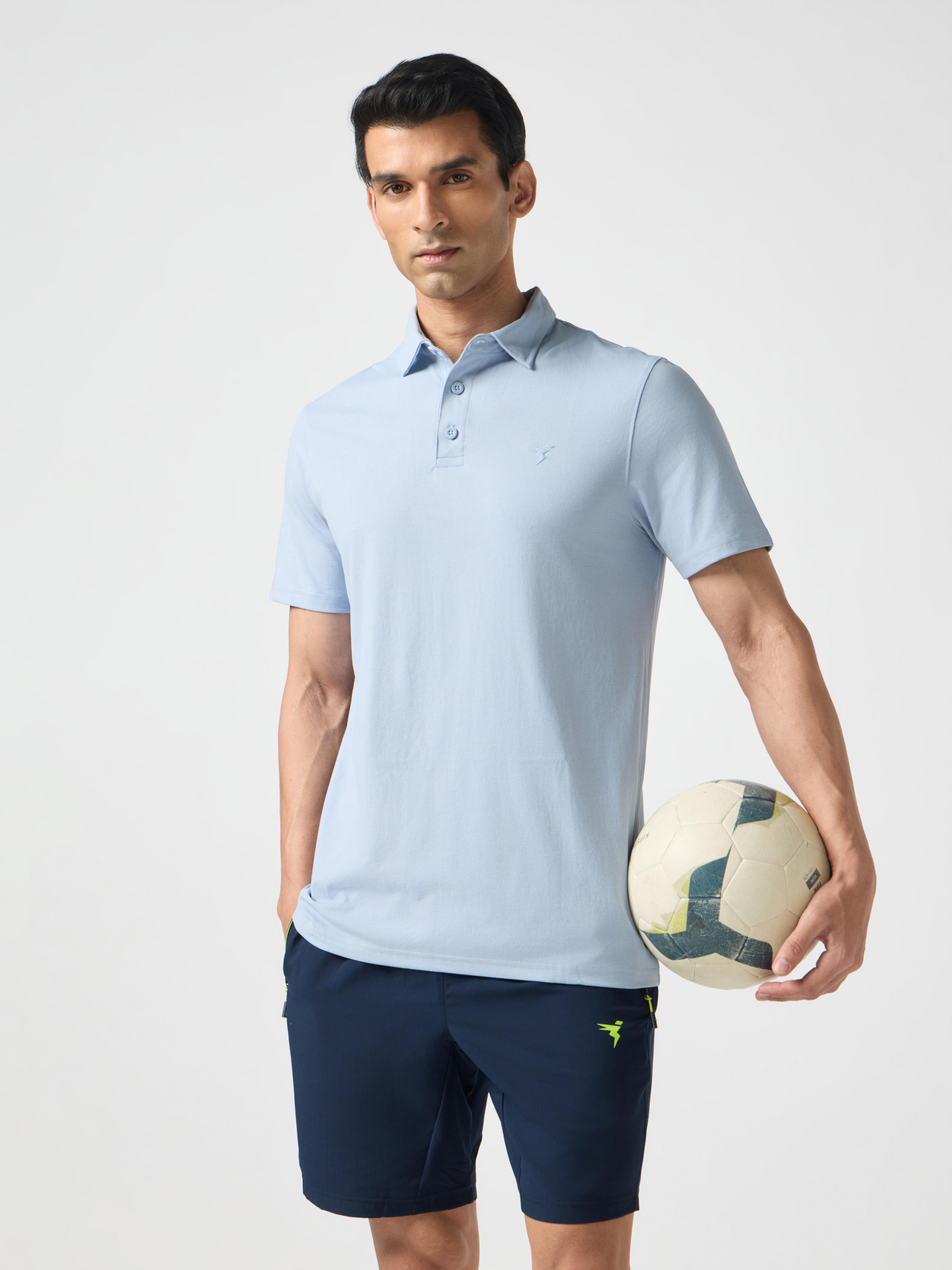 Technosport Collar TShirt - OR81 - MIDNIGHT BLUE