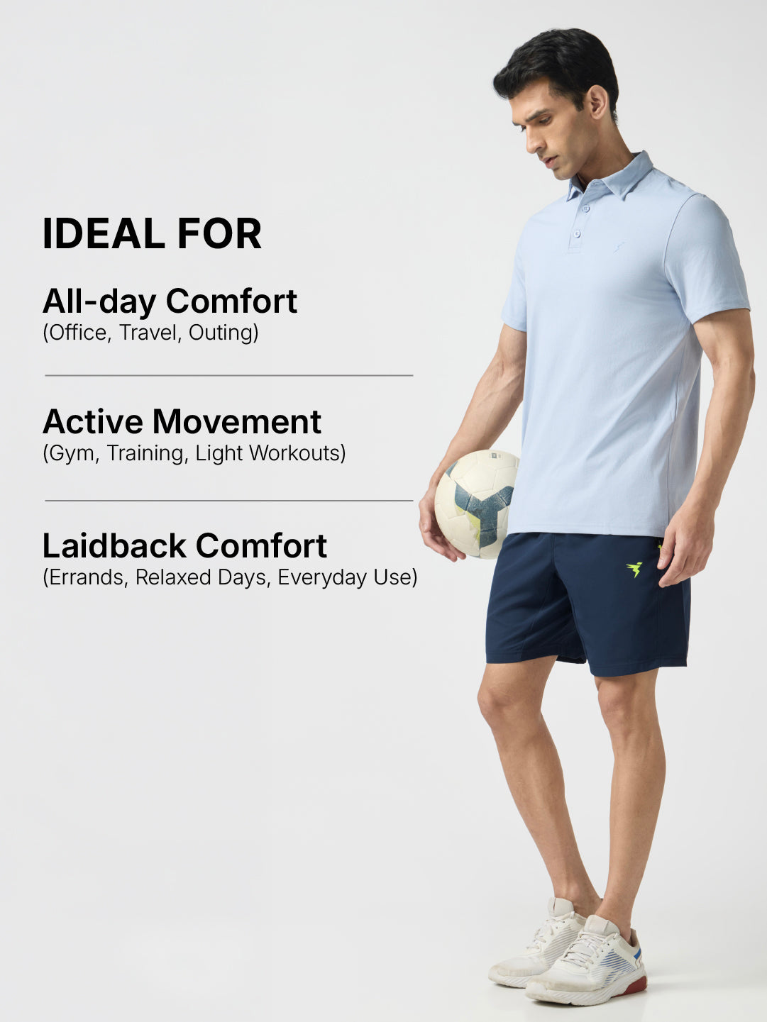 Technosport Collar TShirt - OR81 - MIDNIGHT BLUE