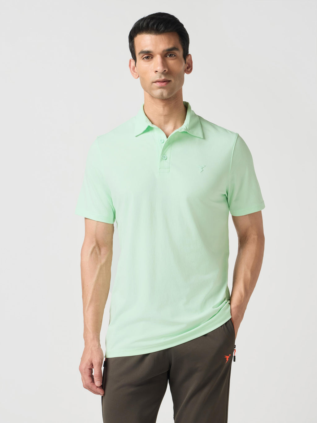 Technosport Collar TShirt - OR81 - MINT GREEN