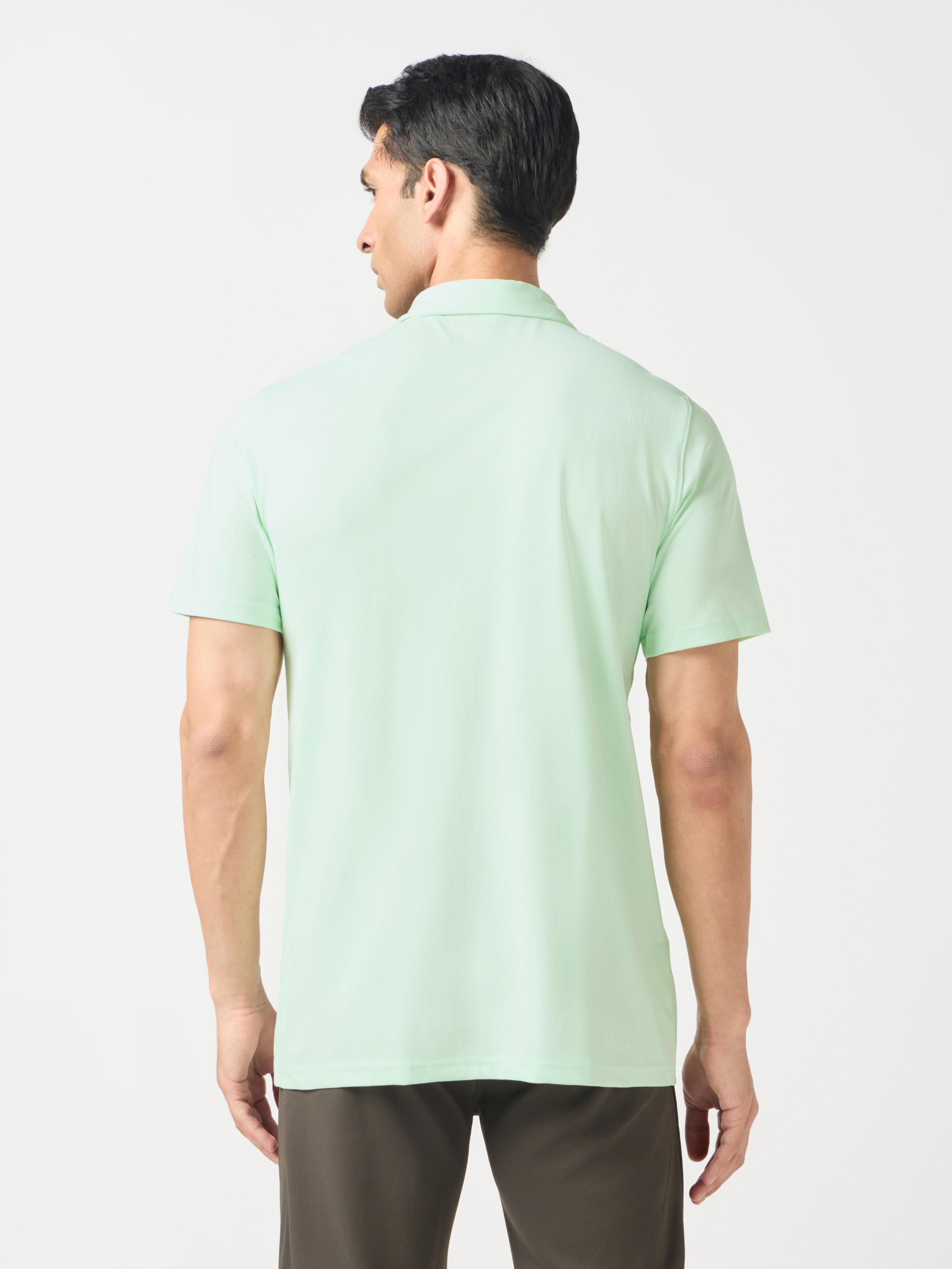 Technosport Collar TShirt - OR81 - MINT GREEN