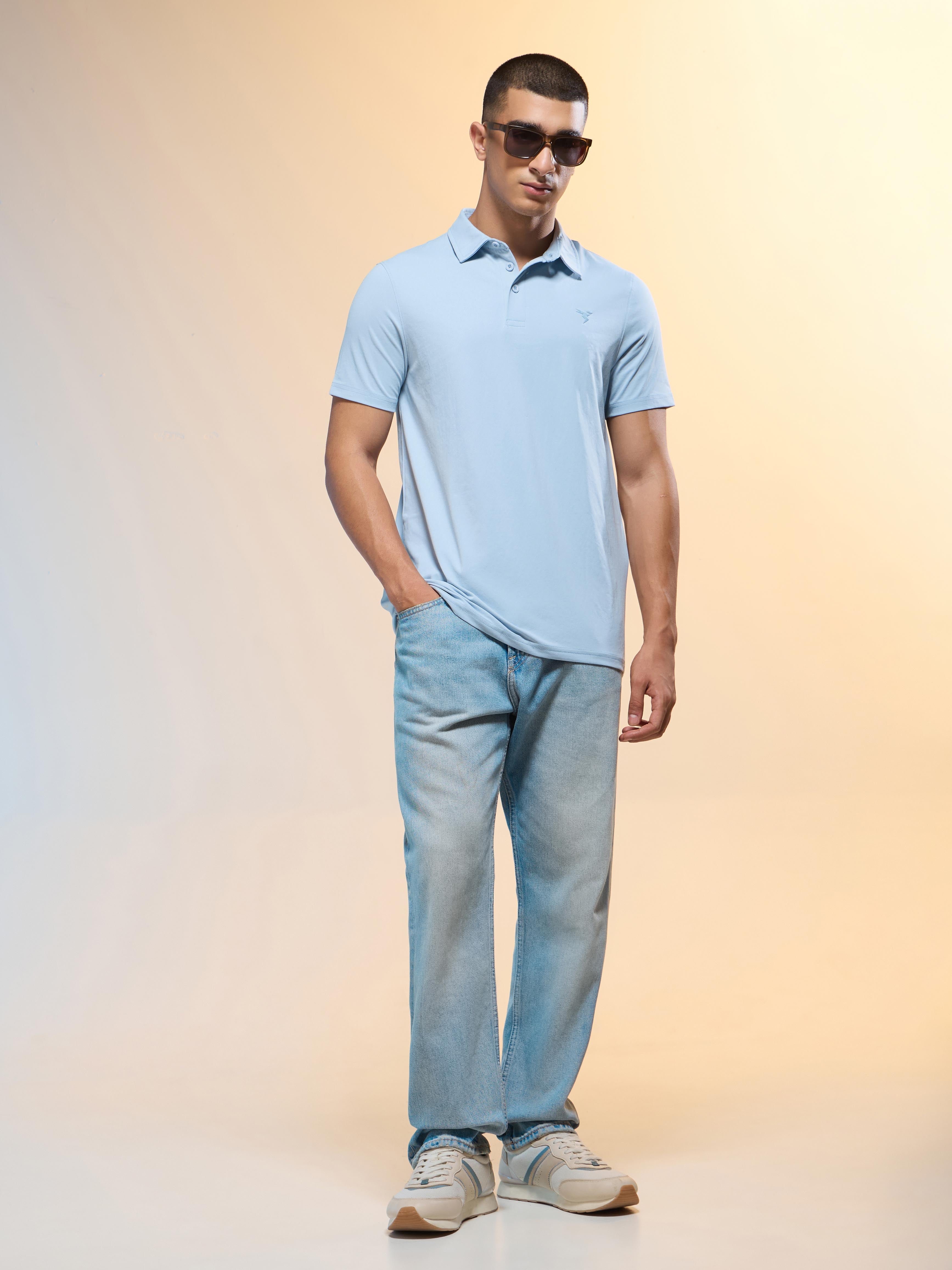 Technosport Collar TShirt - OR81 - OMPHALODES