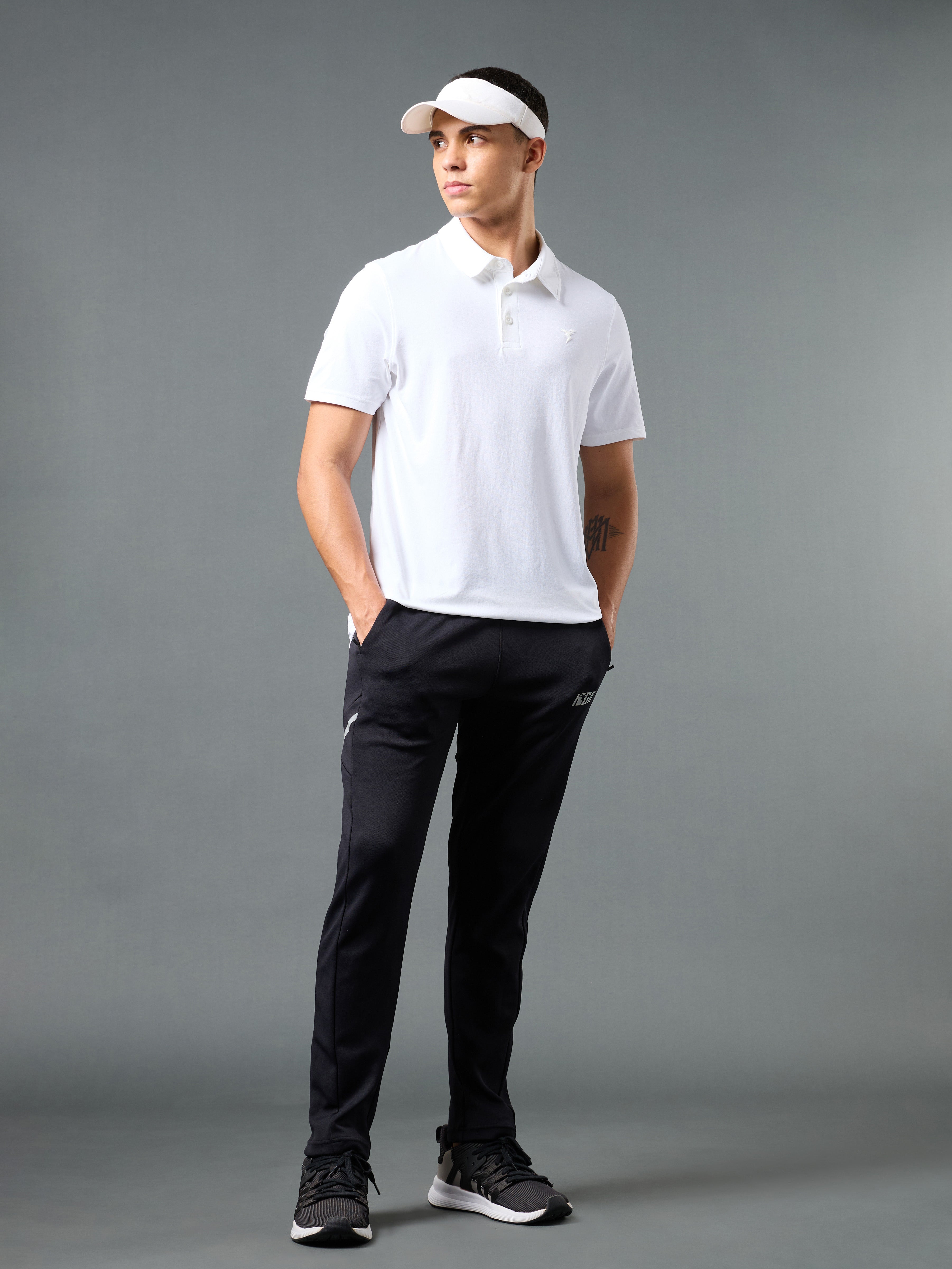 Technosport Collar TShirt - OR81 - WHITE