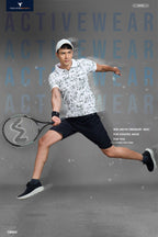 Technosport Polo TShirt Printed (Matpiq) - OR820 - WHITE
