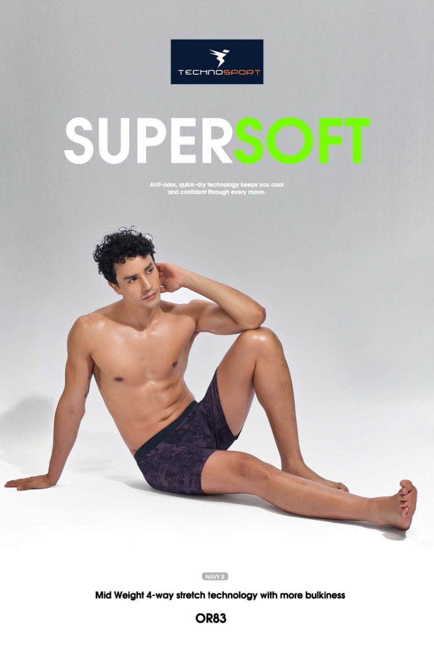 Technosport Men Printed Underwear (Elasto Lite) - OR83 - GRAPE VINE