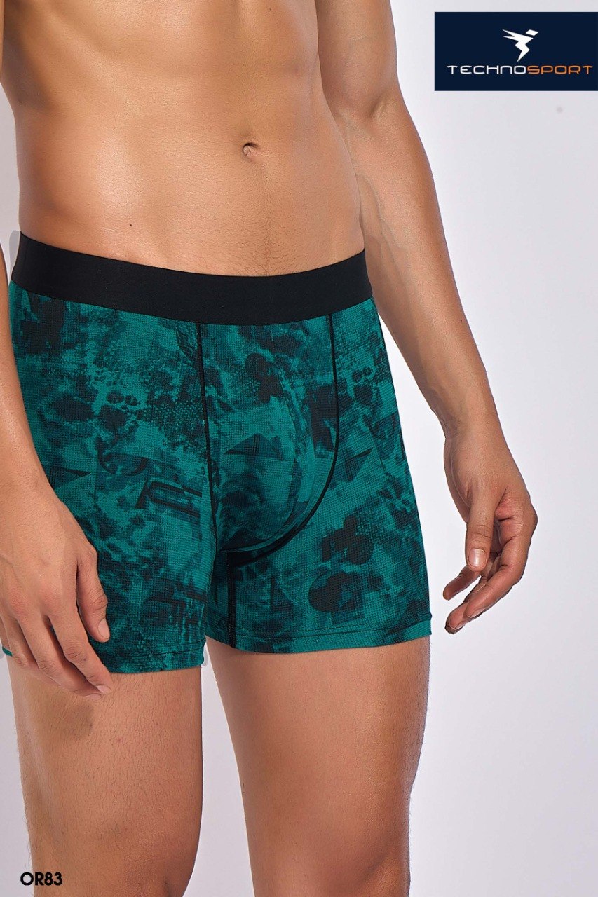 Technosport Men Printed Underwear (Elasto Lite) - OR83 - TEAL B