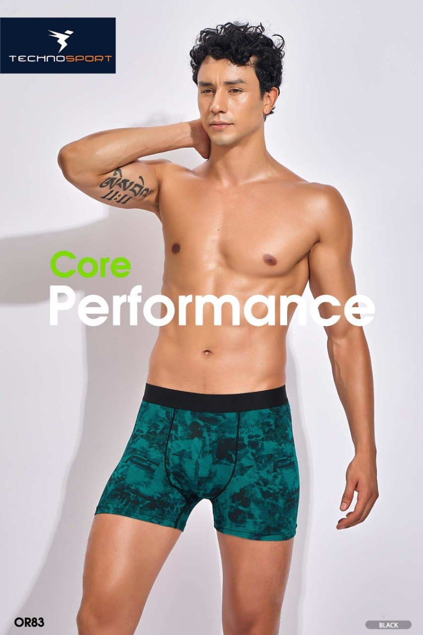 Technosport Men Printed Underwear (Elasto Lite) - OR83 - TEAL B