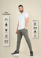 Technosport Relax Fit Trackpant (Elasto Plus) - OR85 - BEETLE