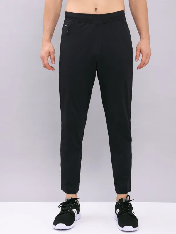 Technosport Relax Fit Trackpant (Elasto Plus) - OR85 - BLACK
