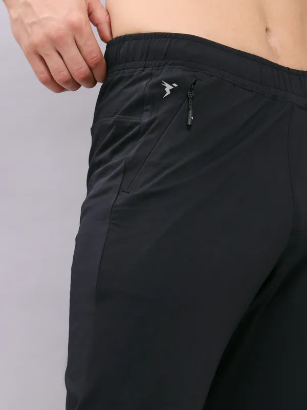 Technosport Relax Fit Trackpant (Elasto Plus) - OR85 - BLACK
