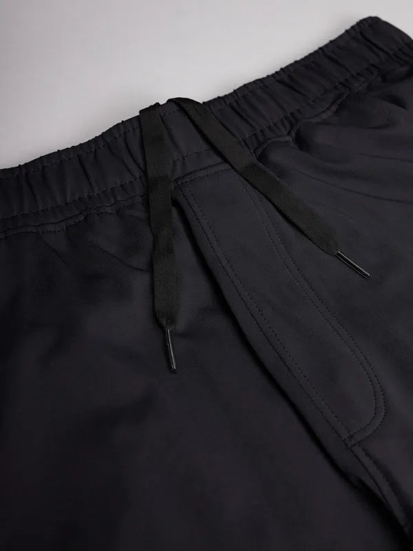 Technosport Relax Fit Trackpant (Elasto Plus) - OR85 - BLACK