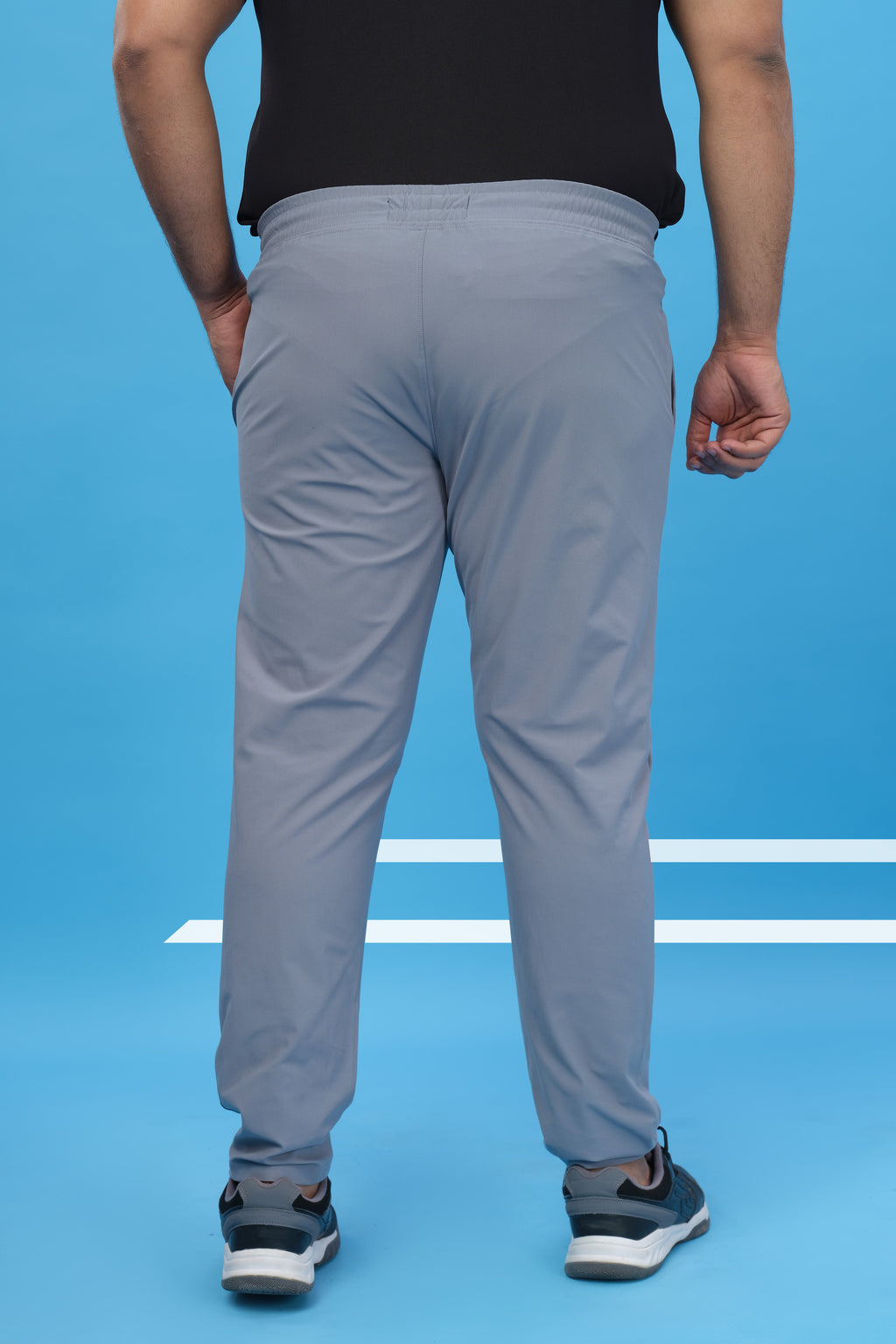 Technosport Men Relax Fit Trackpant - OR89B - LT GREY