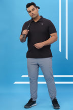 Technosport Men Relax Fit Trackpant - OR89B - LT GREY