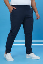 Technosport Men Relax Fit Trackpant - OR89B - NAVY B