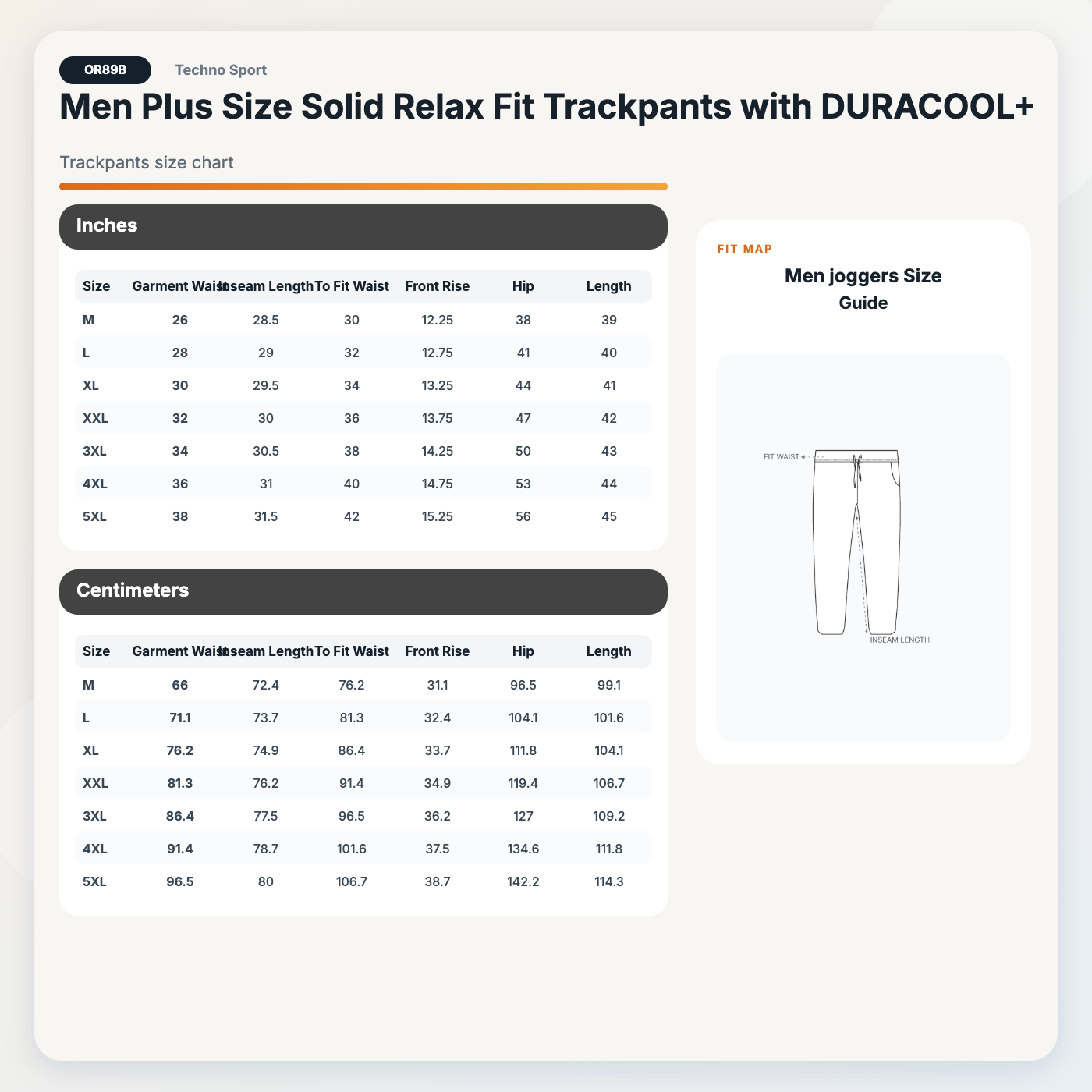 Technosport Men Relax Fit Trackpant - OR89B - GULF COAST B