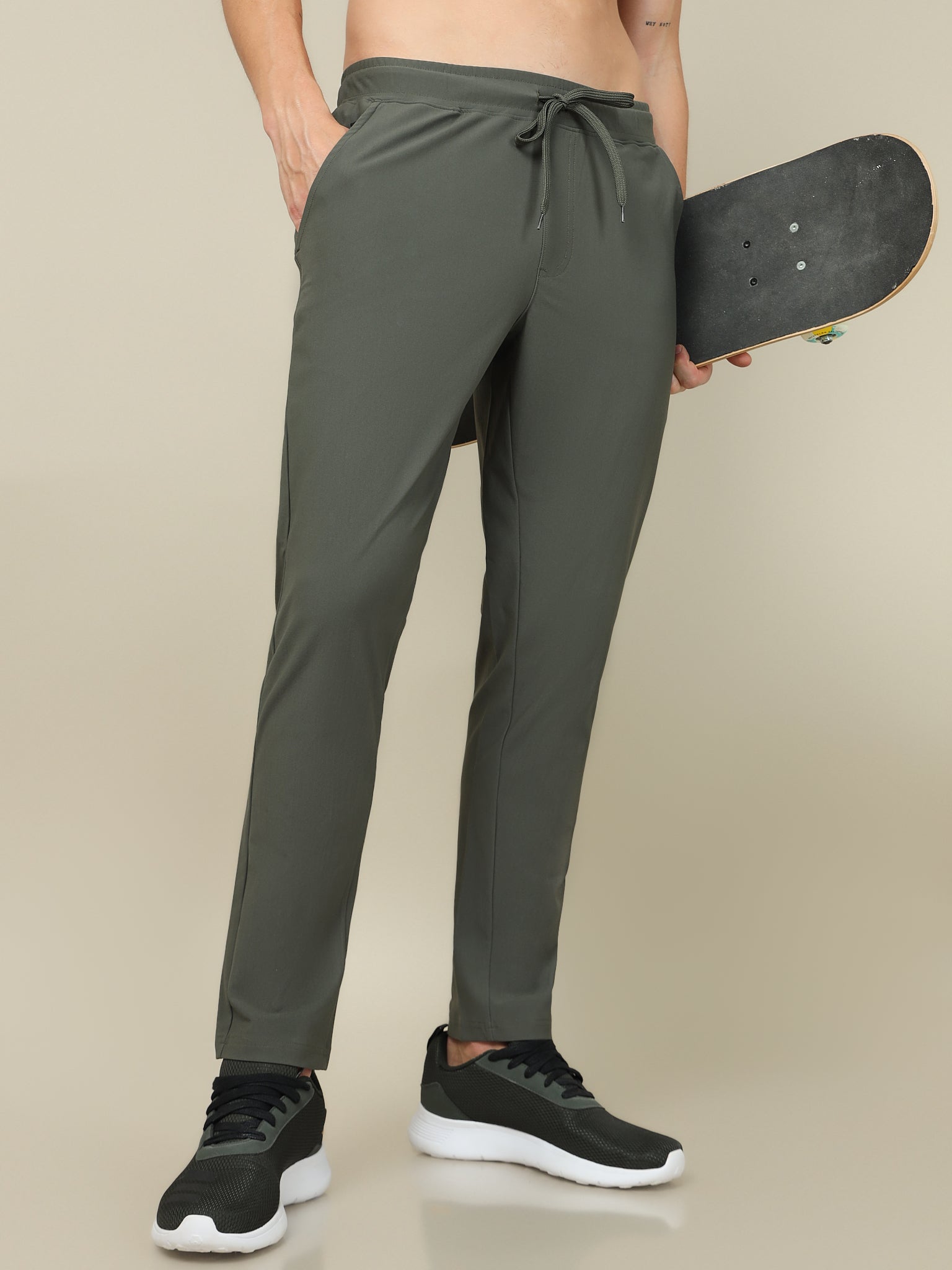 Technosport Men Relax Fit Trackpant - OR89 - BEETLE