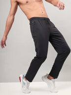 Technosport Men Relax Fit Trackpant - OR89 - BLACK