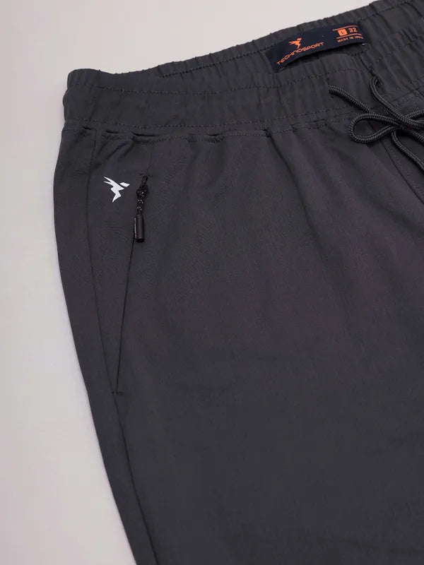 Technosport Men Relax Fit Trackpant - OR89 - BLACK
