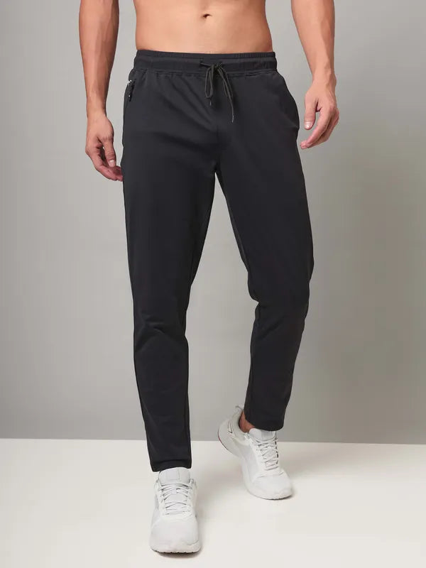 Technosport Men Relax Fit Trackpant - OR89 - BLACK