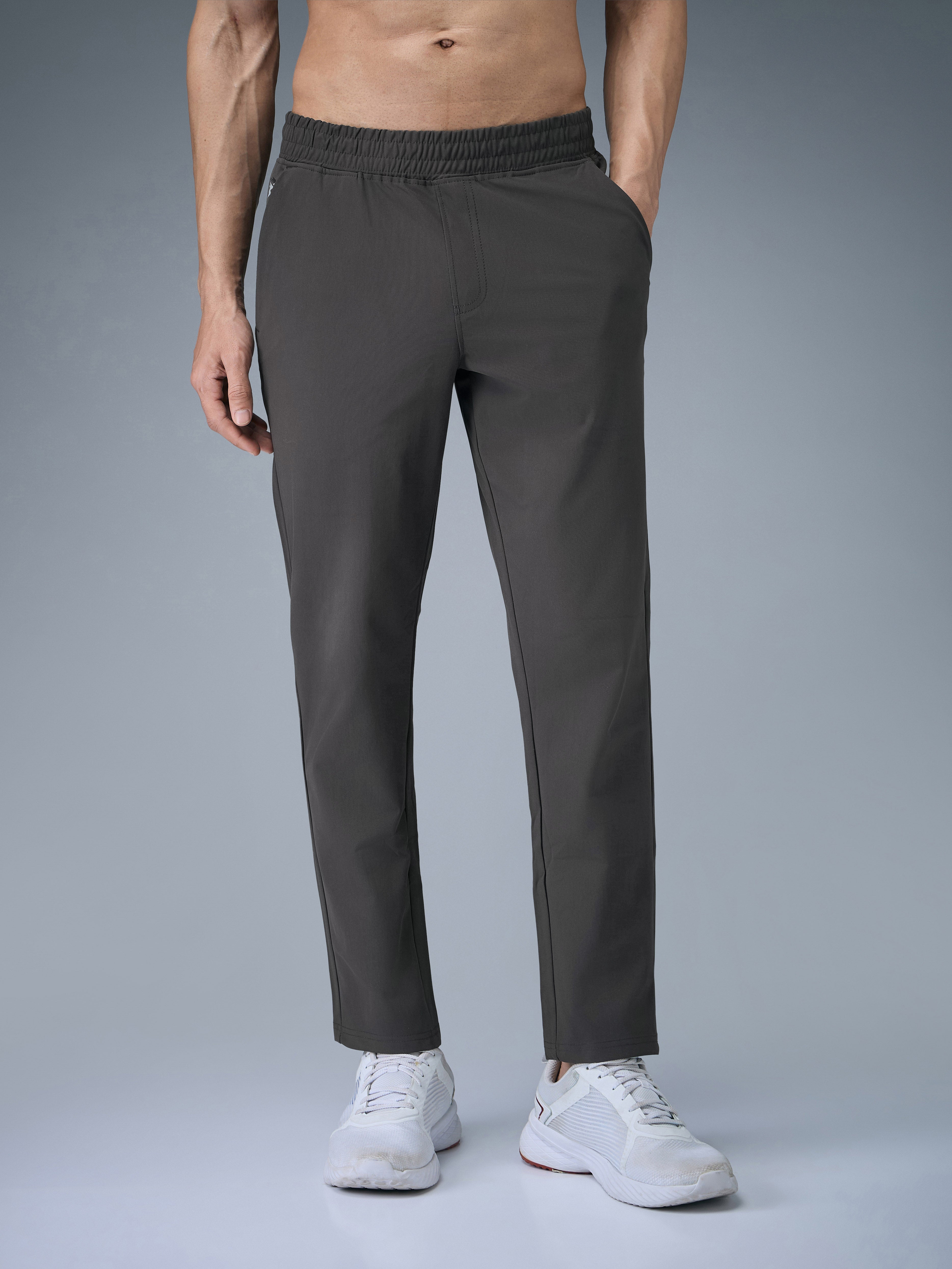 Technosport Men Relax Fit Trackpant - OR89 - BLACK