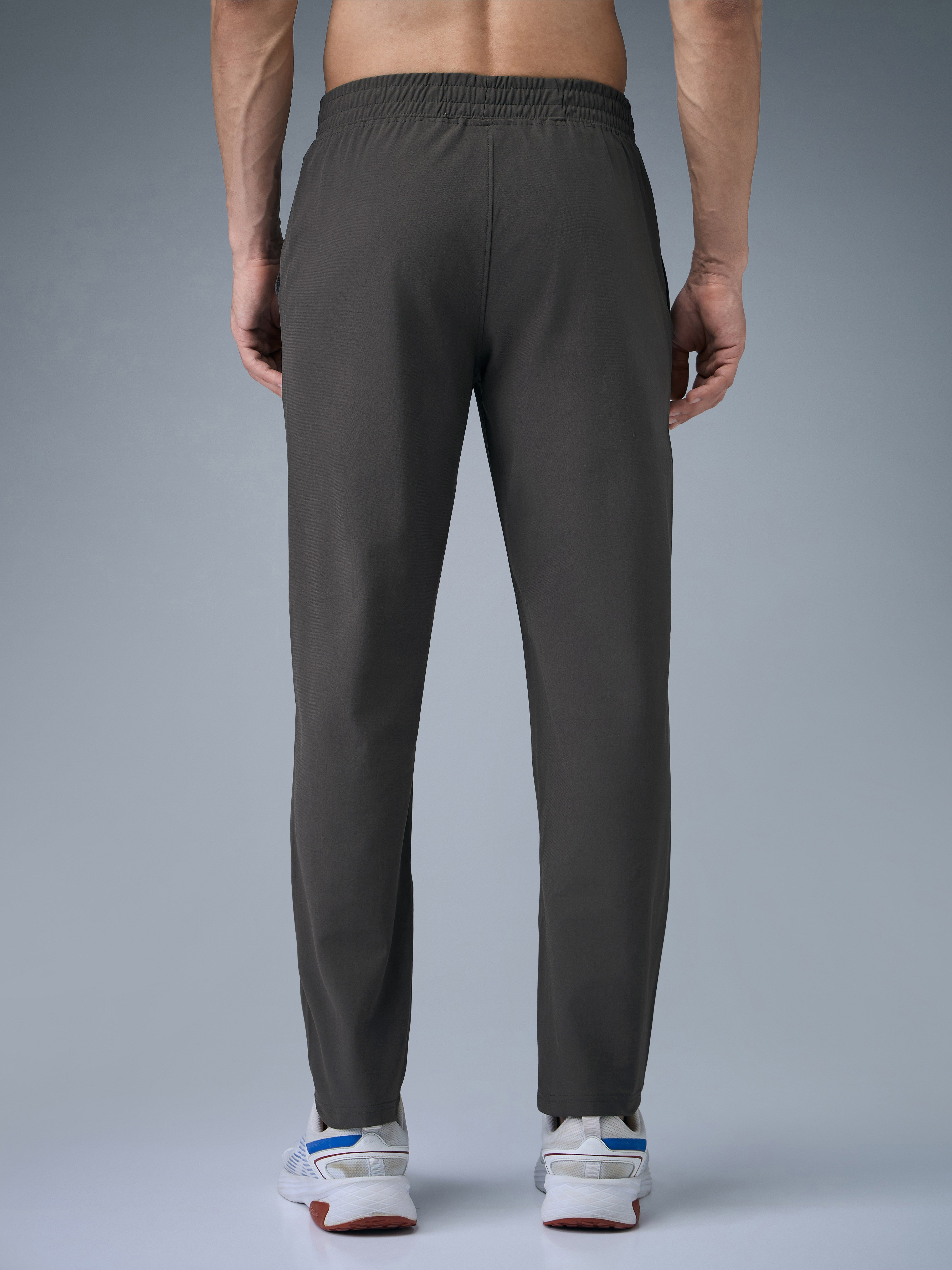 Technosport Men Relax Fit Trackpant - OR89 - BLACK OLIVE
