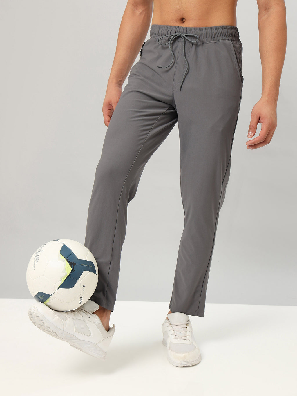 Technosport Men Relax Fit Trackpant - OR89 - IRON GREY