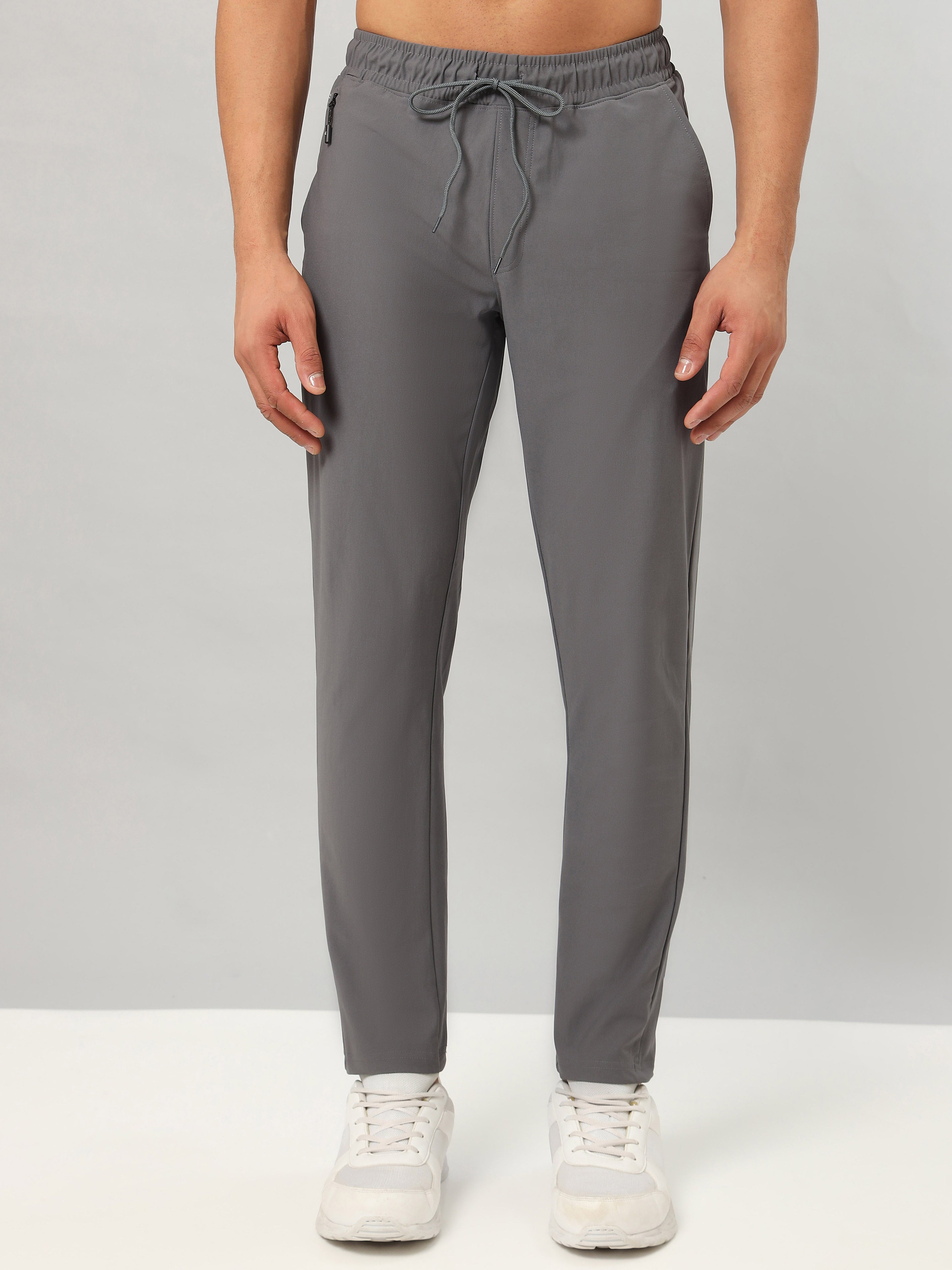 Technosport Men Relax Fit Trackpant - OR89 - IRON GREY
