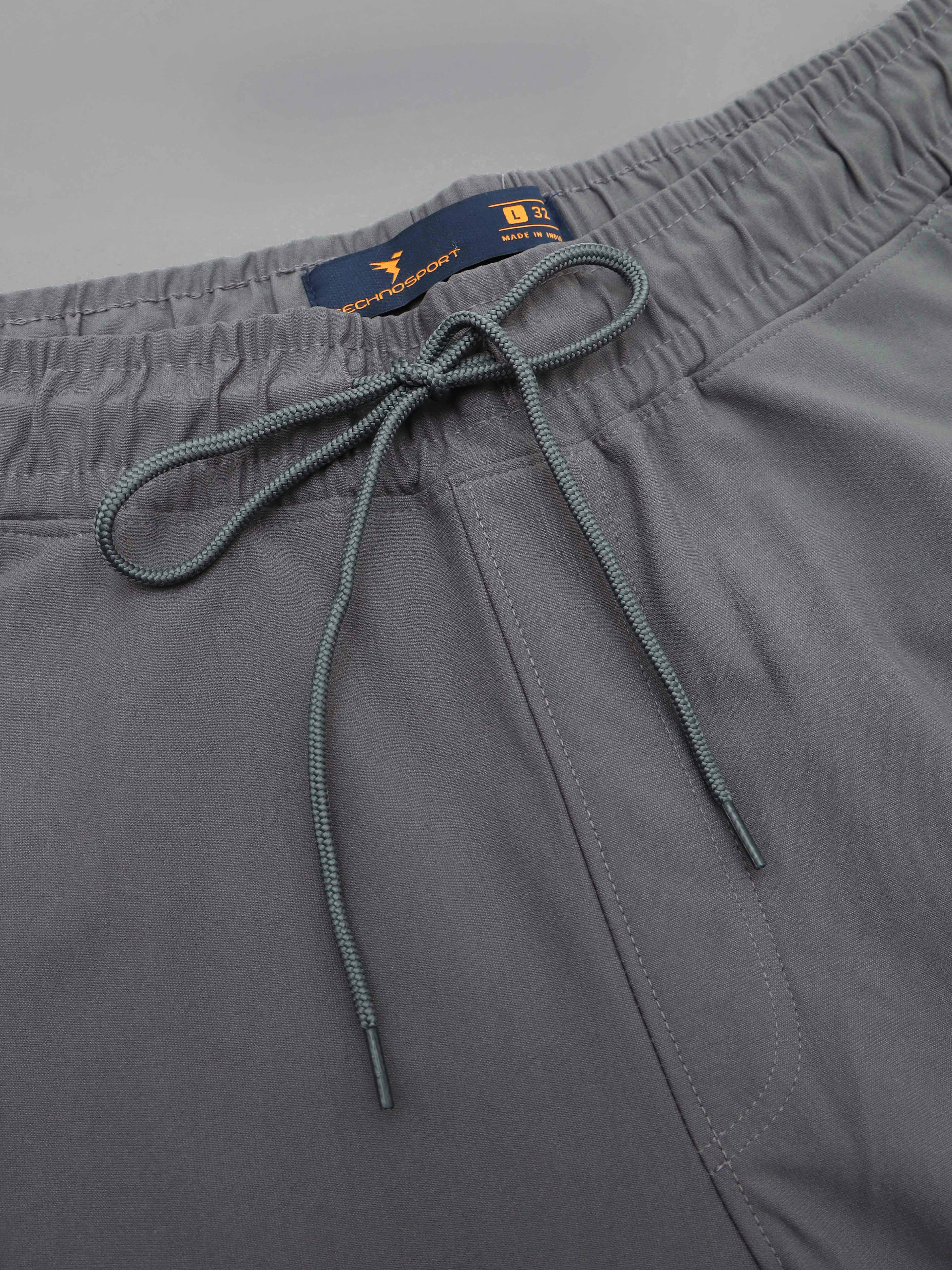 Technosport Men Relax Fit Trackpant - OR89 - IRON GREY