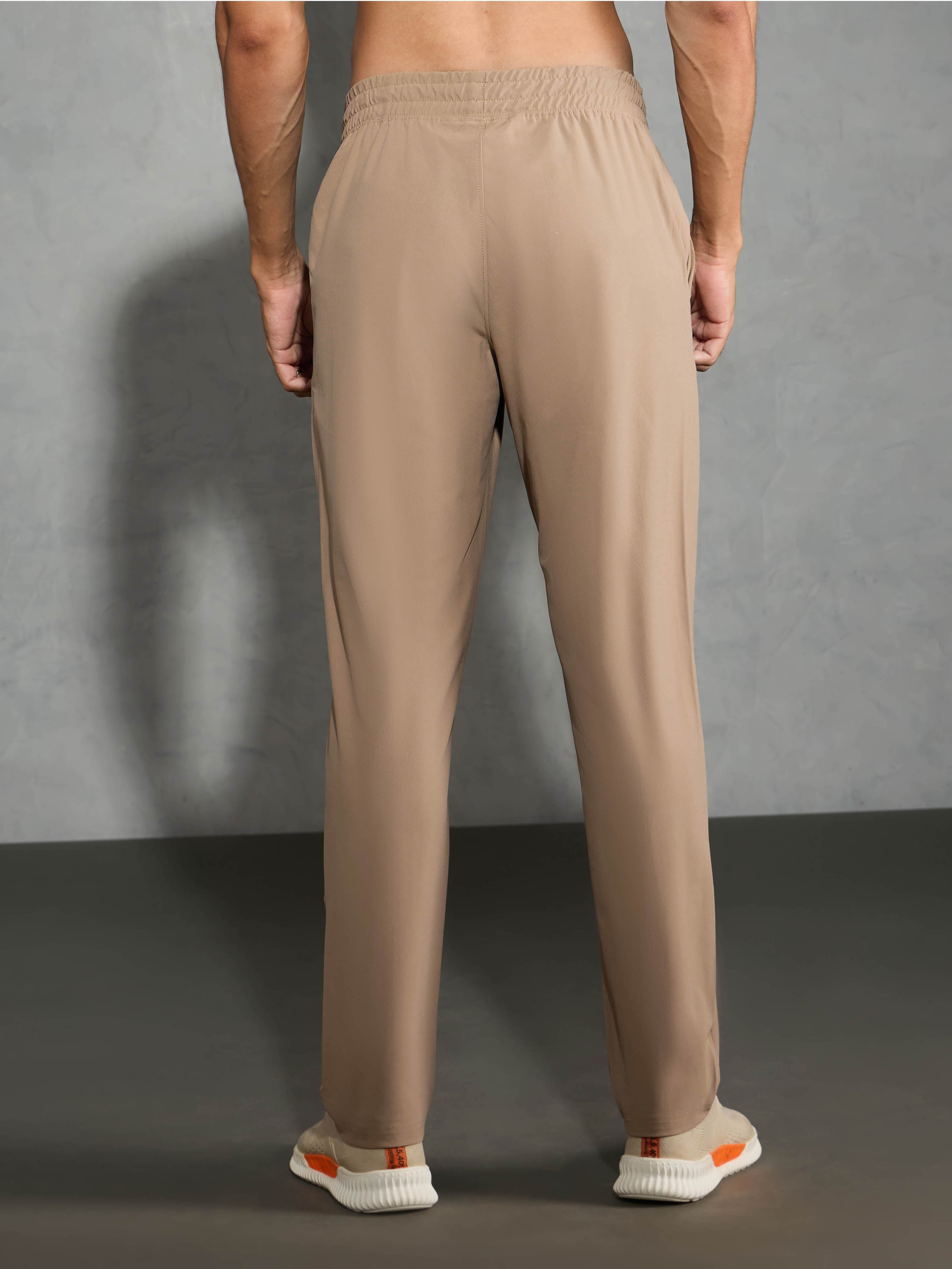 Technosport Men Relax Fit Trackpant - OR89 - KHAKI