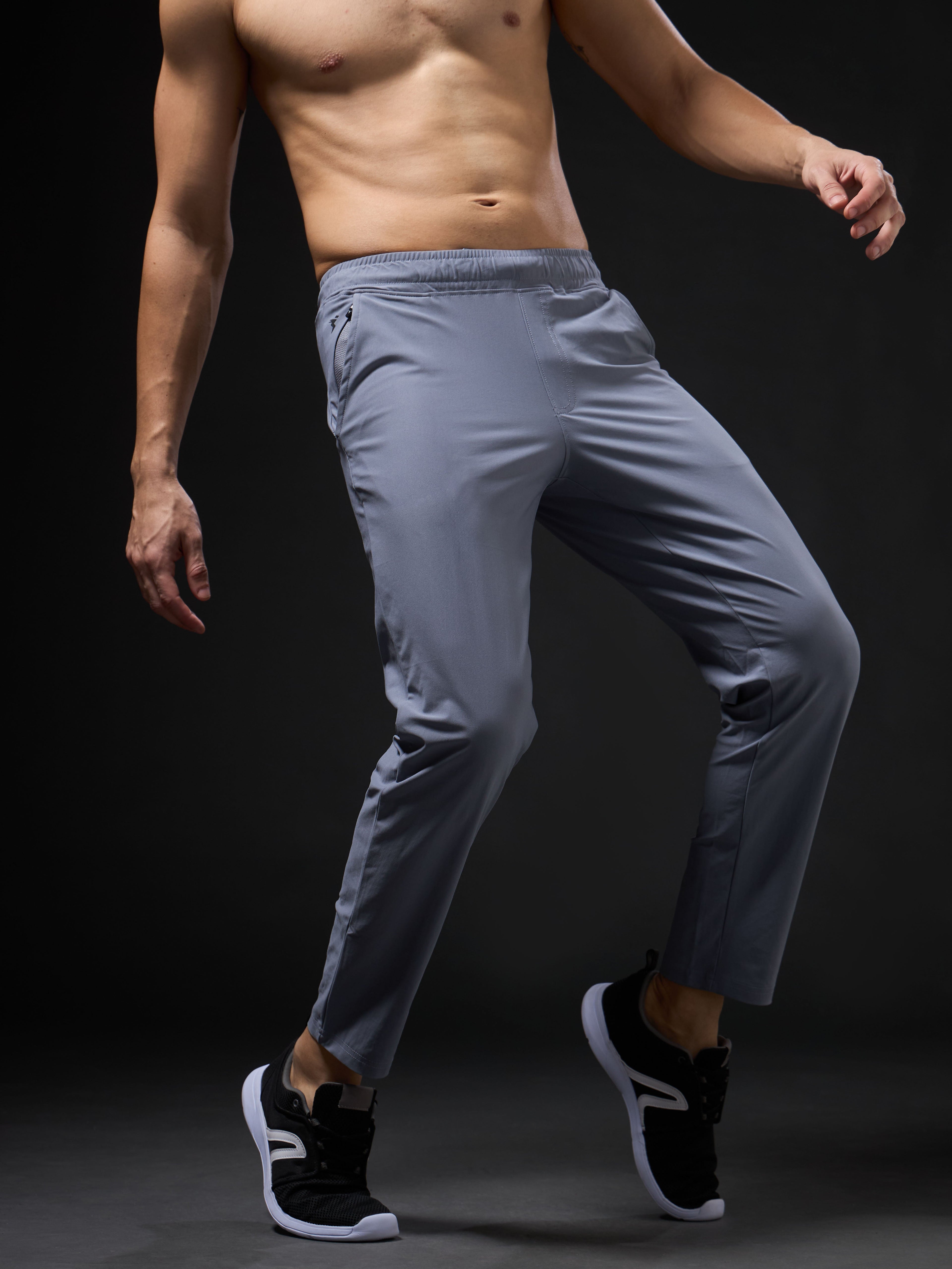 Technosport Men Relax Fit Trackpant - OR89 - LT GREY