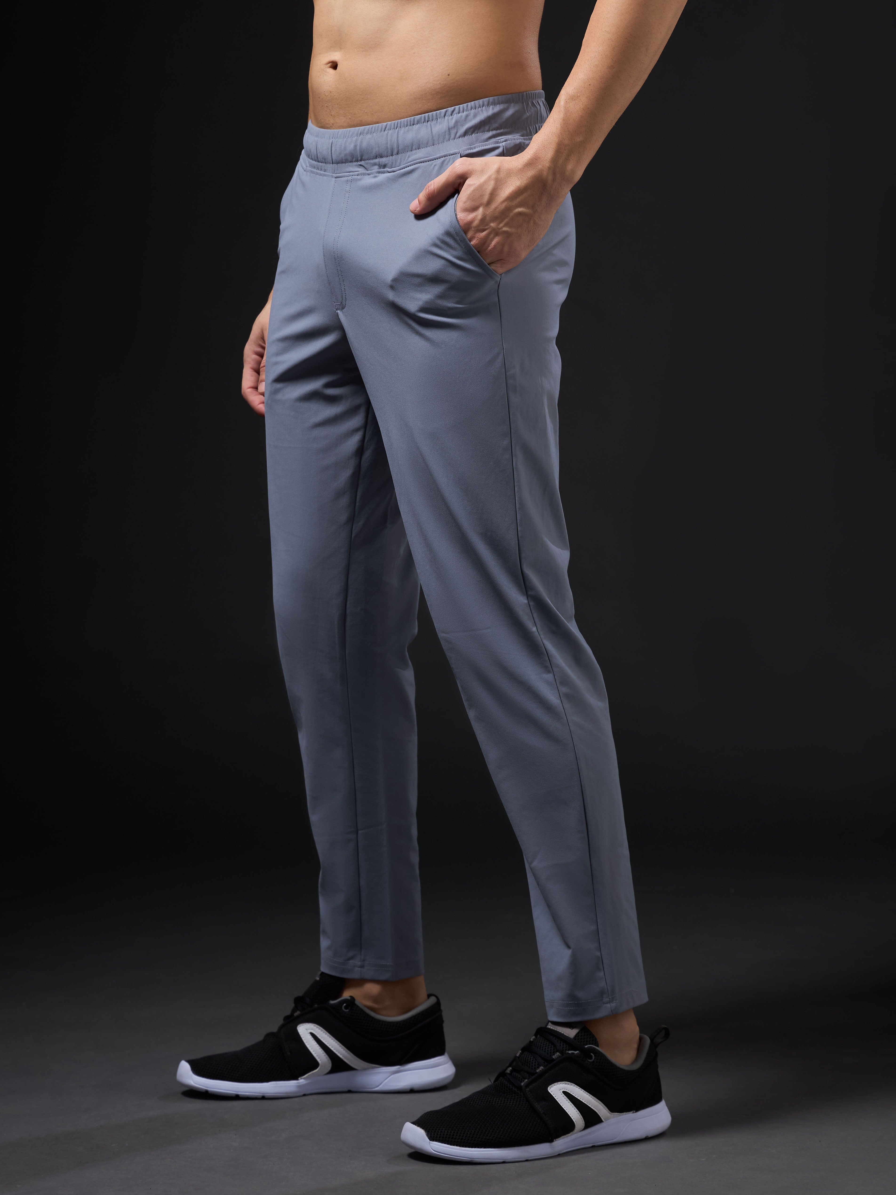 Technosport Men Relax Fit Trackpant - OR89 - LT GREY