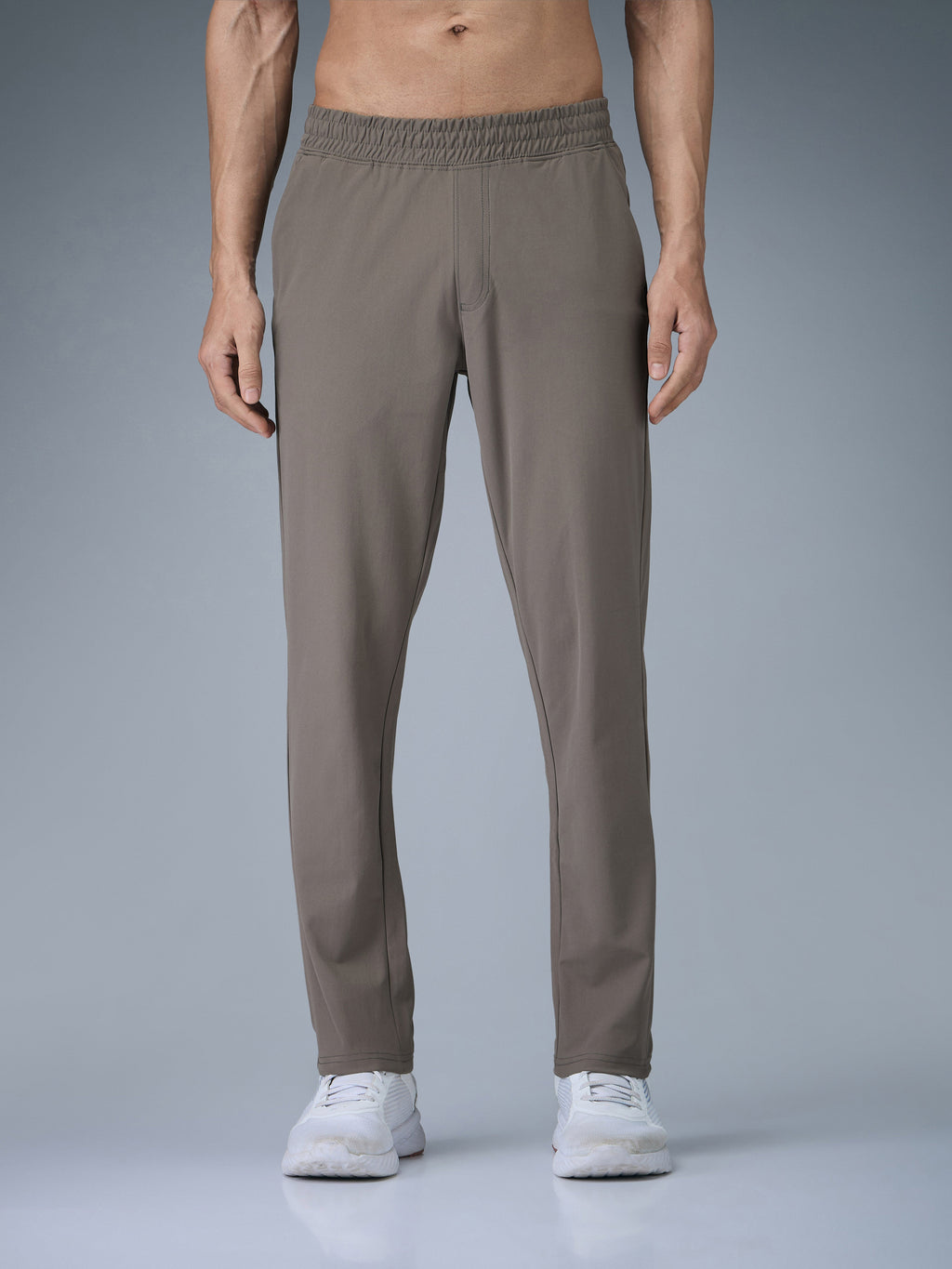 Technosport Men Relax Fit Trackpant - OR89 - SMOKEY OLIVE