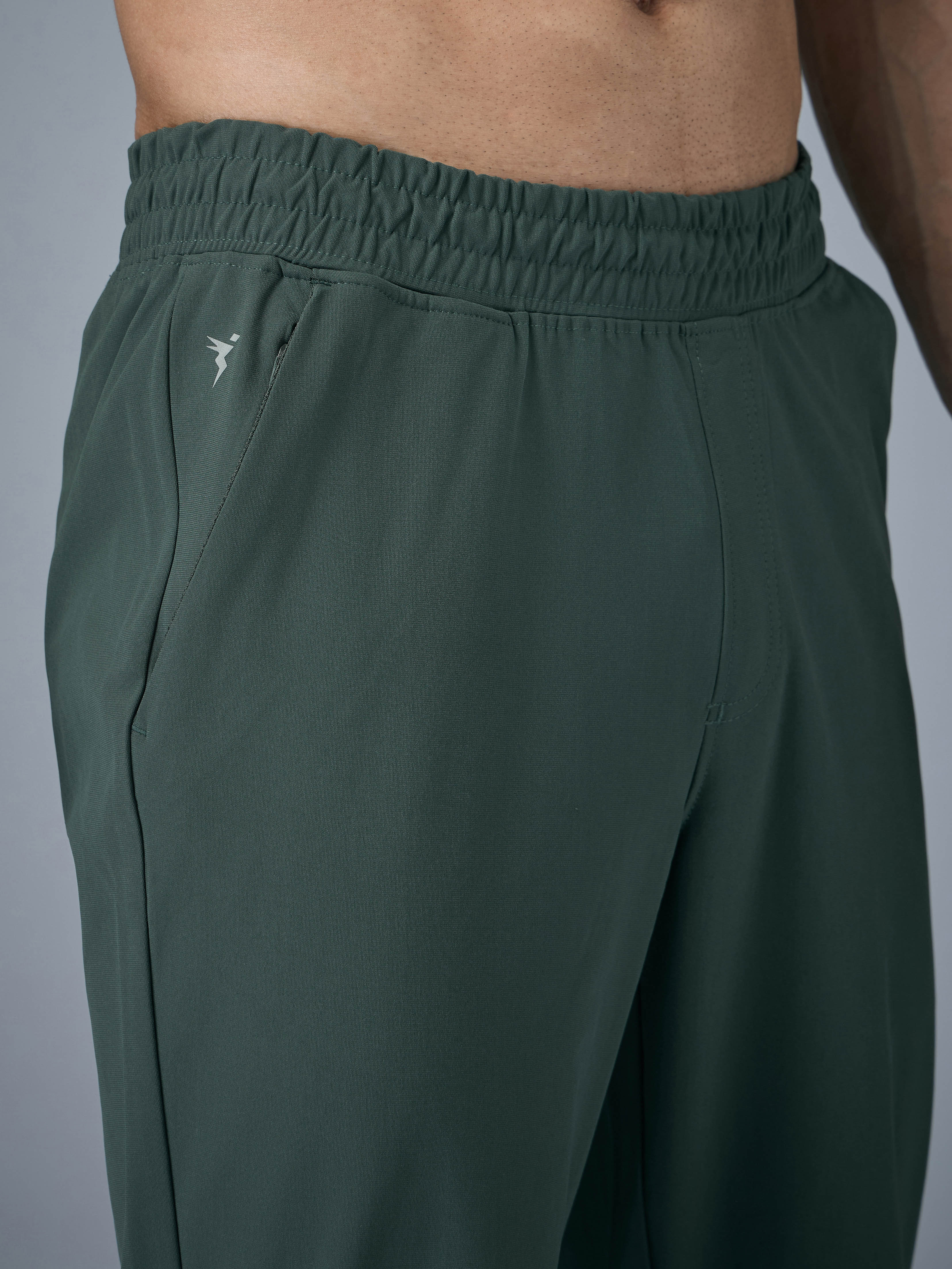 Technosport Men Relax Fit Trackpant - OR89 - TREKKING GREEN